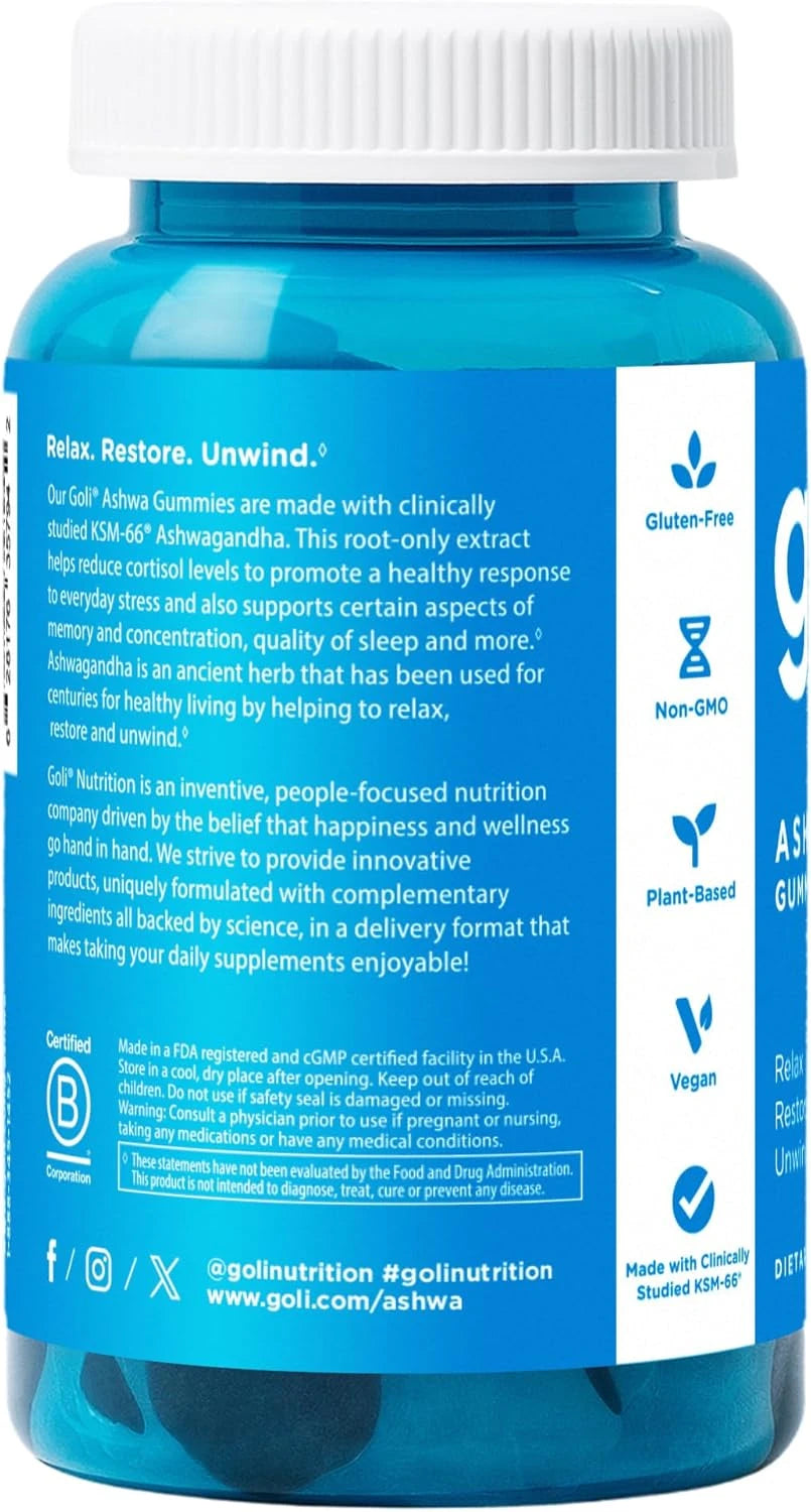 Goli Ashwagandha Vitamin D Gummies